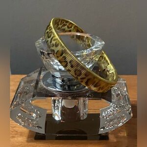 Gold Tone Women's Animal print Bracelet